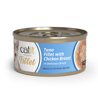 Catit Tuna Fillet with Chicken 75g