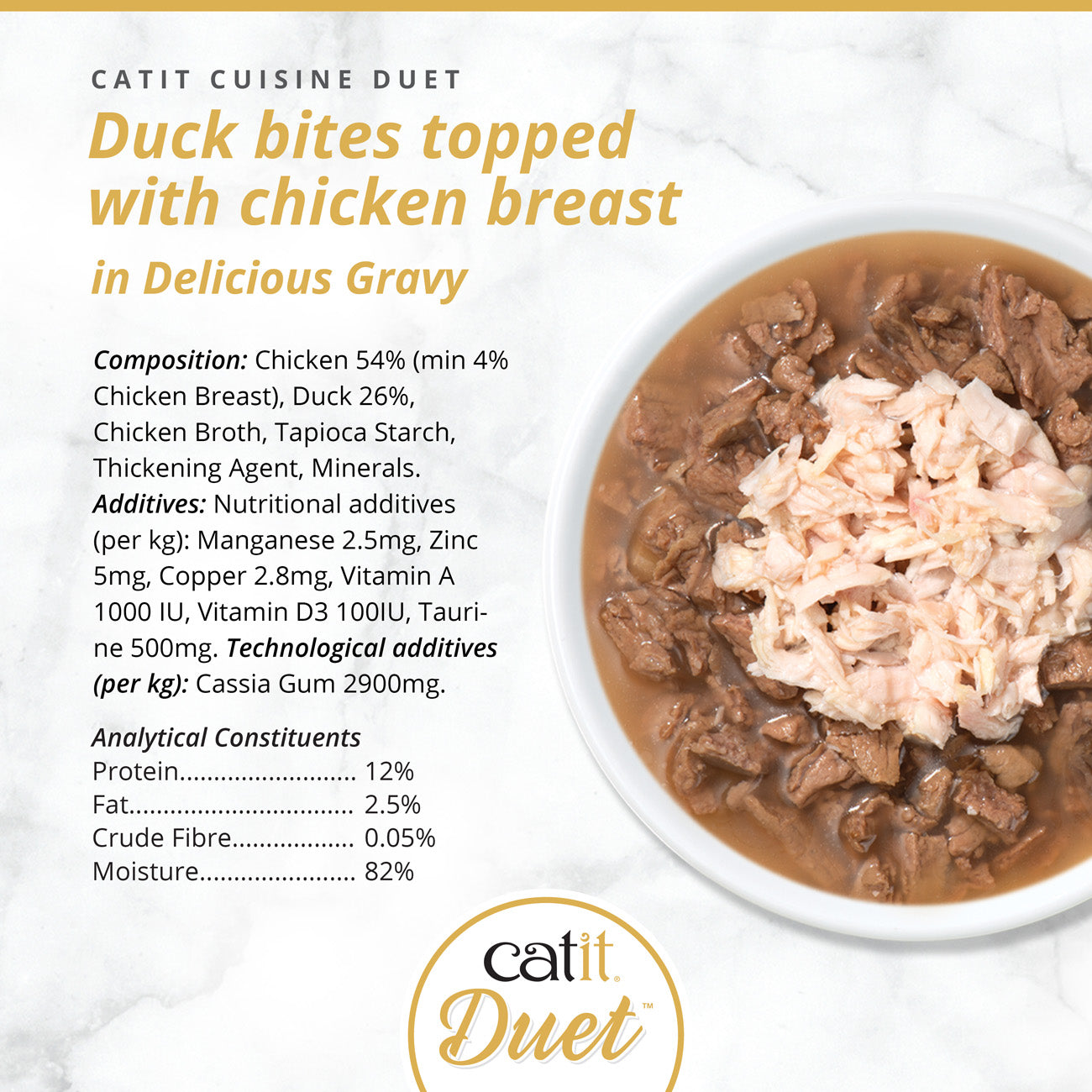 Catit Duet Duck with Chicken 75g