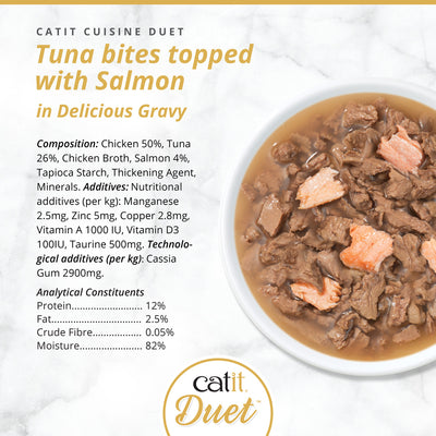 Catit Duet Tuna with Salmon 75g