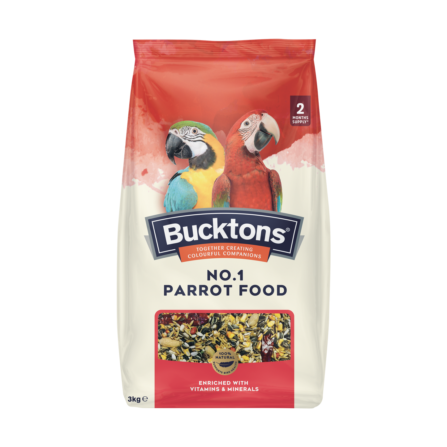 Bucktons No.1 Parrot Food 3kg