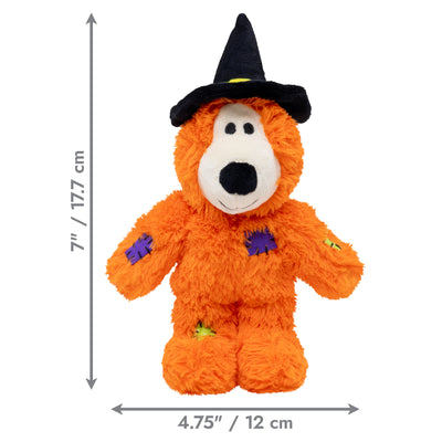 KONG Halloween Wild Knots Witch Bear Orange Small/Medium