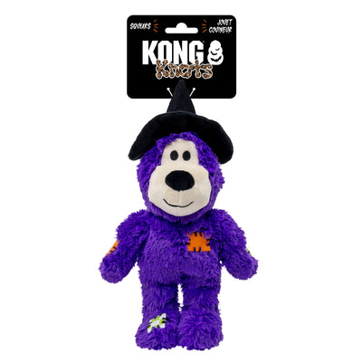 KONG Halloween Wild Knots Witch Bear Purple Medium/Large