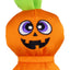 KONG Halloween Wubba® Ballistic Jack-O-Lantern Large