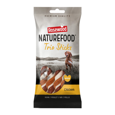 Naturefood Trio Sticks Chicken - Medium 3pc 90g