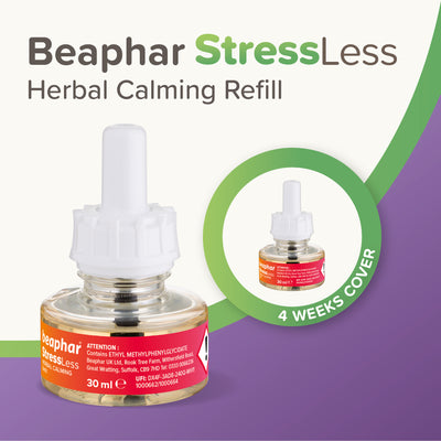 Beaphar StressLess Herbal Calming Diffuser Refill For Cats & Dogs 30ml