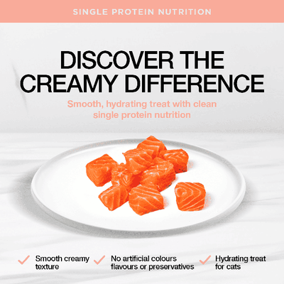 Real Simplicity Creamy Protein Treats Wild Caught Salmon 4x12g