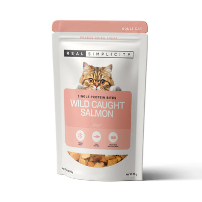 Real Simplicity Freeze Dried Single Protein Treats Wild Caught Salmon 30g
