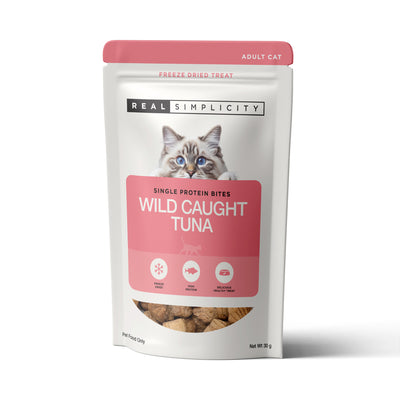 Real Simplicity Freeze Dried Single Protein Treats Wild Caught Tuna 30g