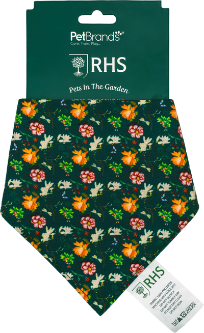 RHS Pets in the Garden Reversible Bandana