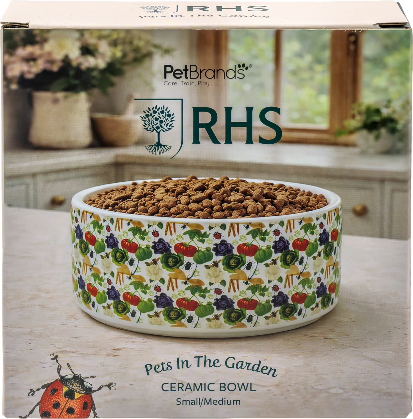 RHS Pets in the Garden Ceramic Bowl Small/Medium