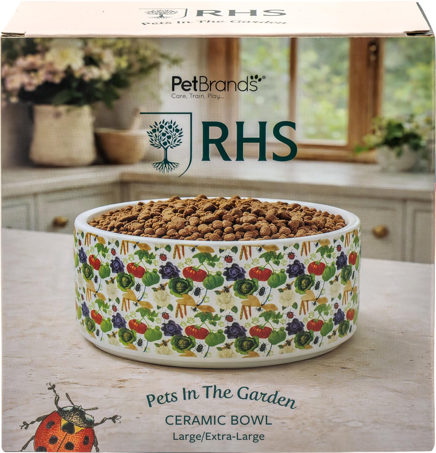 RHS Pets in the Garden Ceramic Bowl Large/X-Large