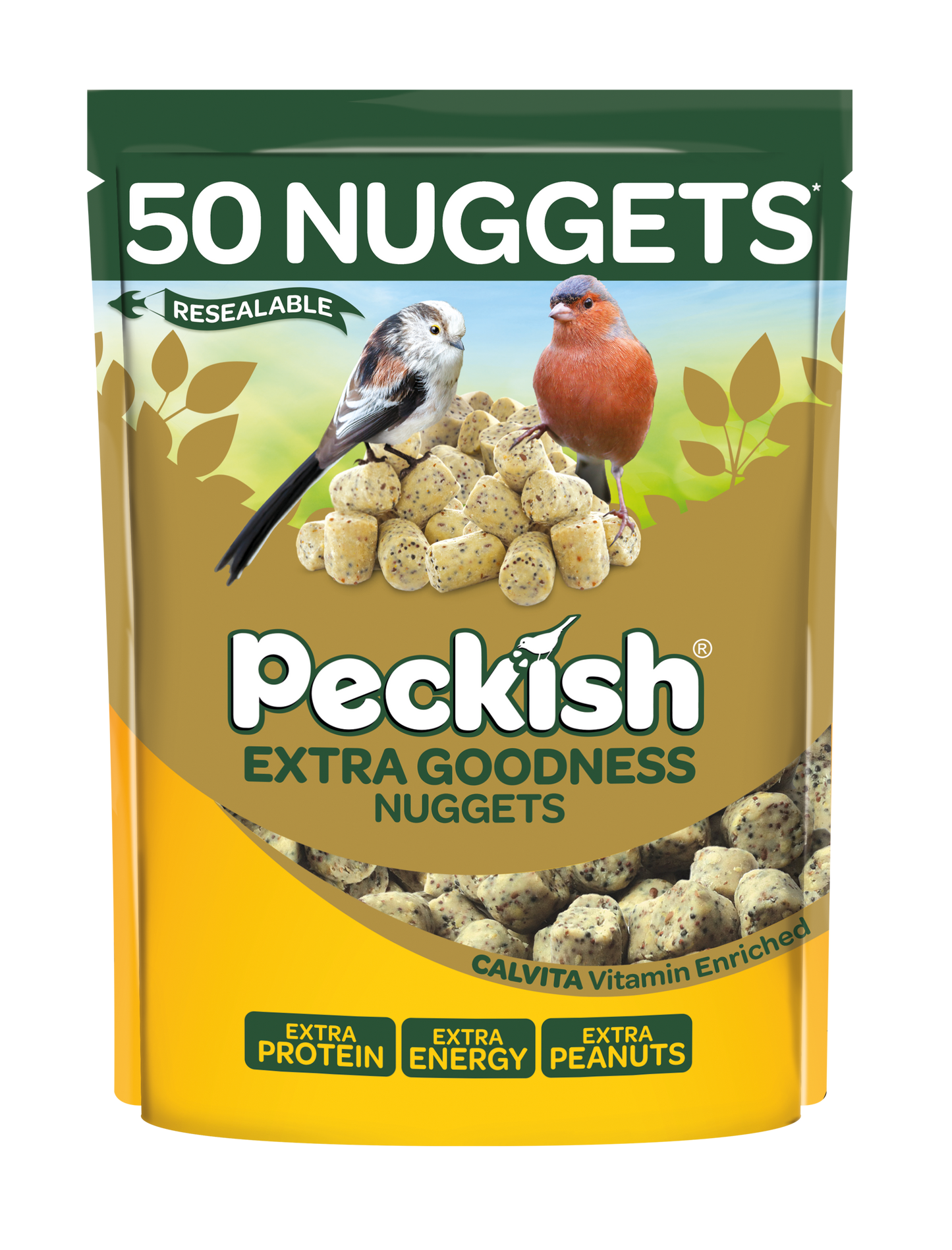 Peckish Extra Goodness 50 Nuggets (800g)