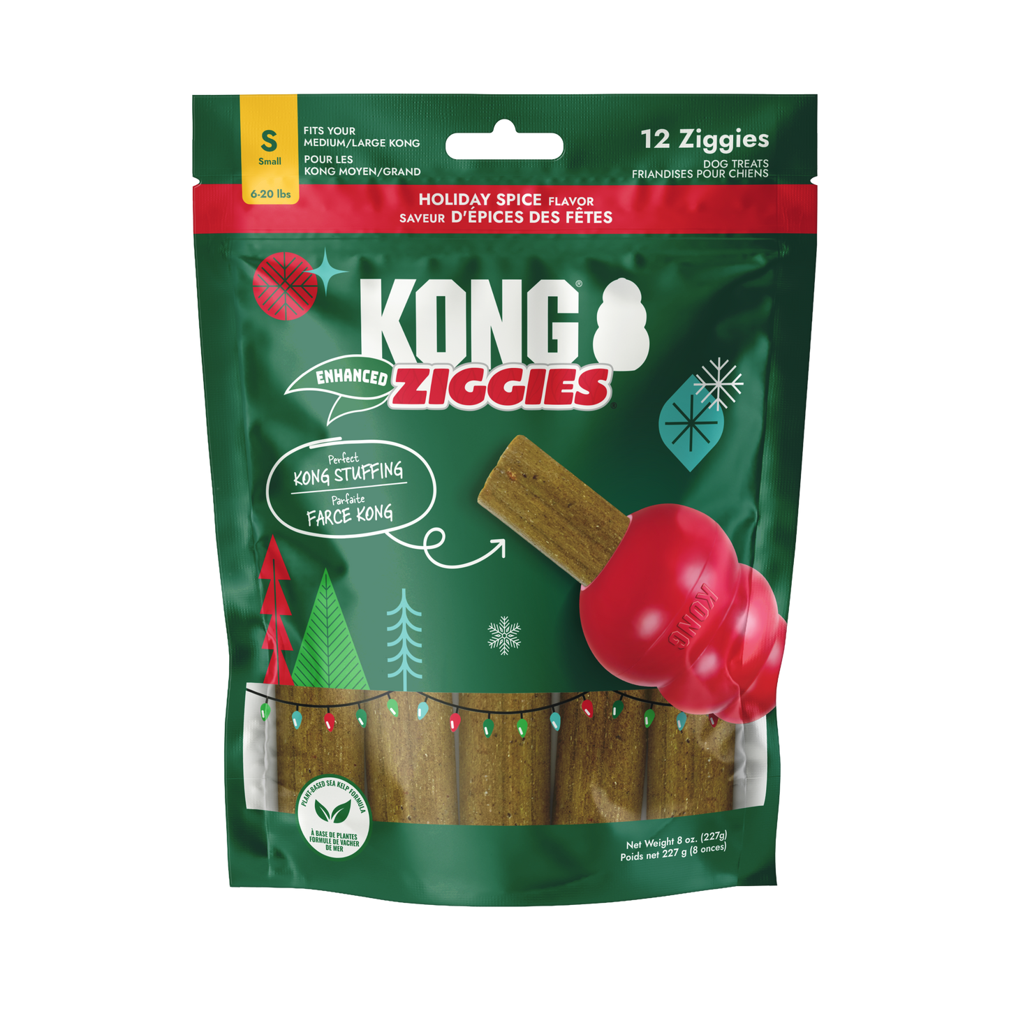 KONG Ziggies Enhanced Holiday Spice Small 198g