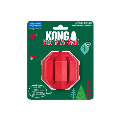 KONG Stuff A Ball Holiday Medium
