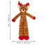 KONG Holiday Shakers Crumples Reindeer Red Extra Large