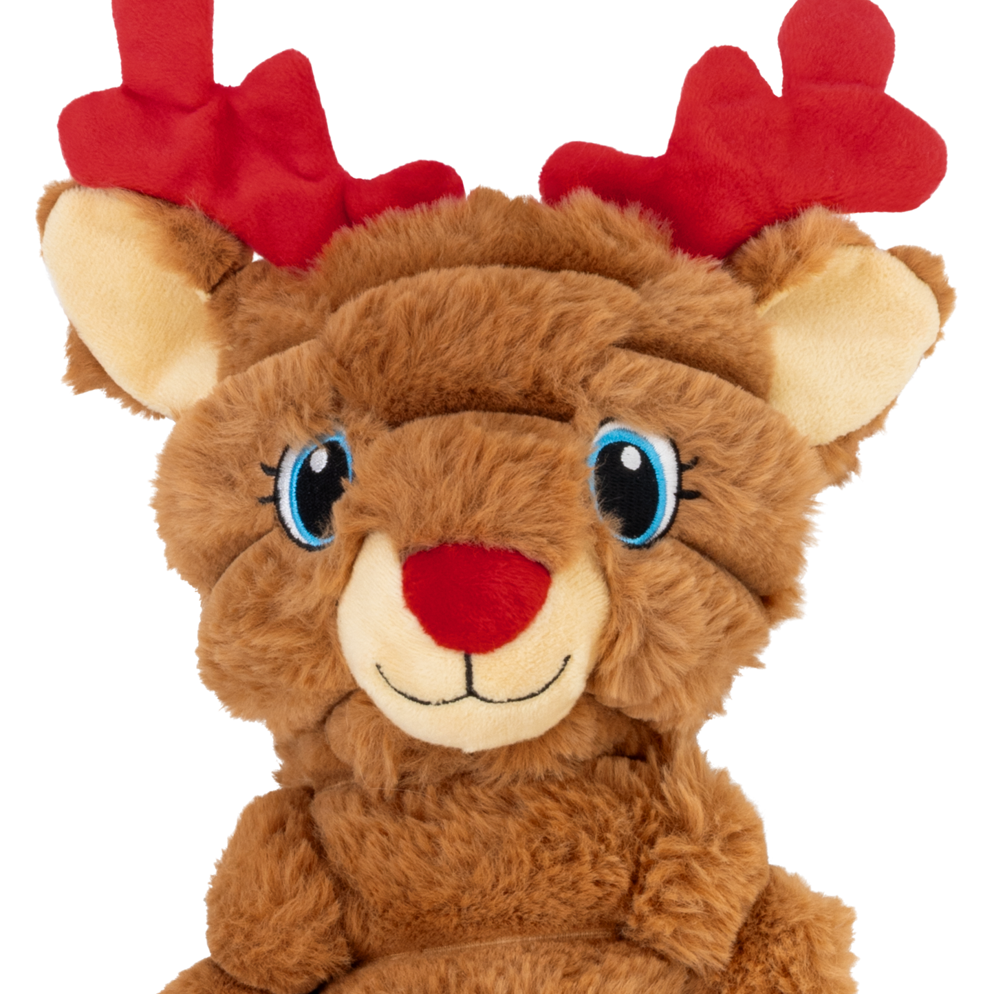 KONG Holiday Shakers Crumples Reindeer Red Extra Large