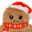 KONG Holiday Snuzzles Mini Santa Gingerbread Extra Small