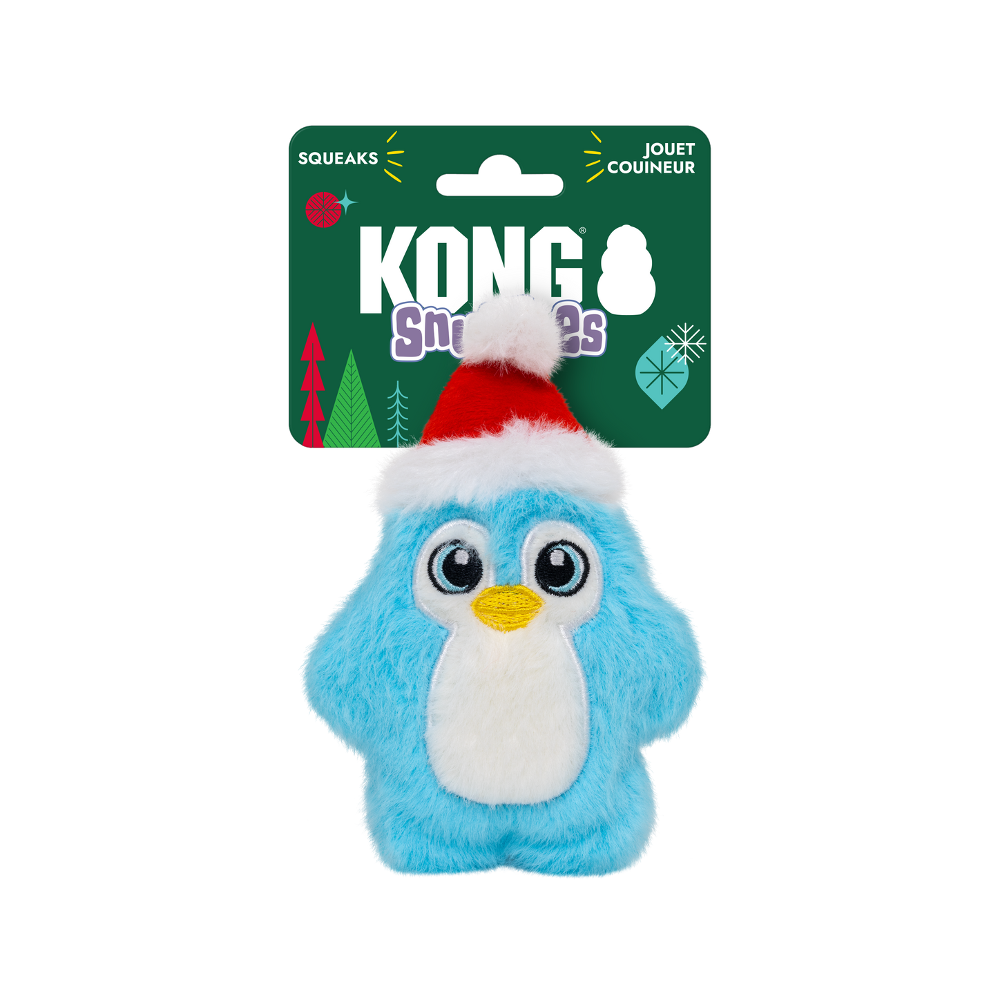 KONG Holiday Snuzzles Mini Santa Penguin Extra Small