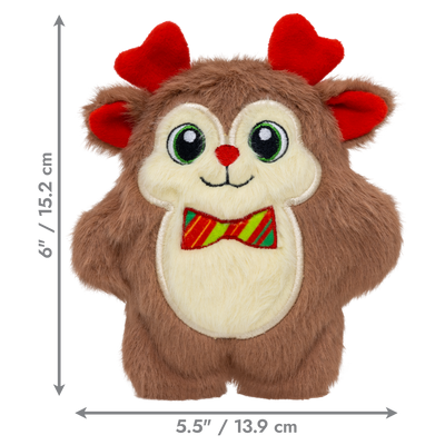 KONG Holiday Snuzzles Bow Tie Reindeer Small