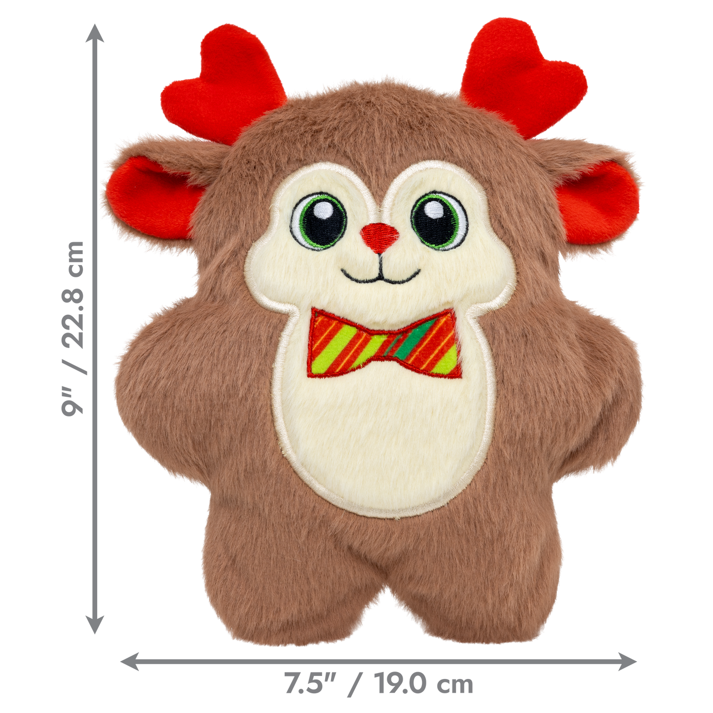 KONG Holiday Snuzzles Bow Tie Reindeer Medium