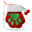 KONG Holiday Stocking Paw Red Large