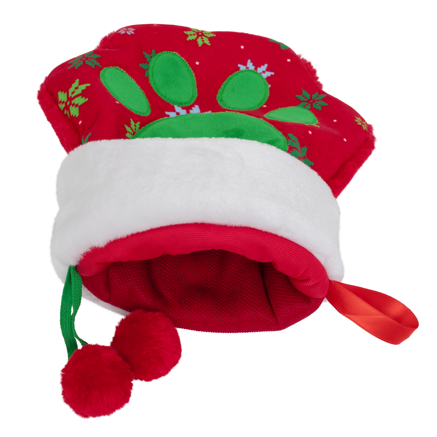KONG Holiday Stocking Paw Red Large