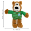 KONG Holiday Wild Knots Sweater Bear Green Medium/Large