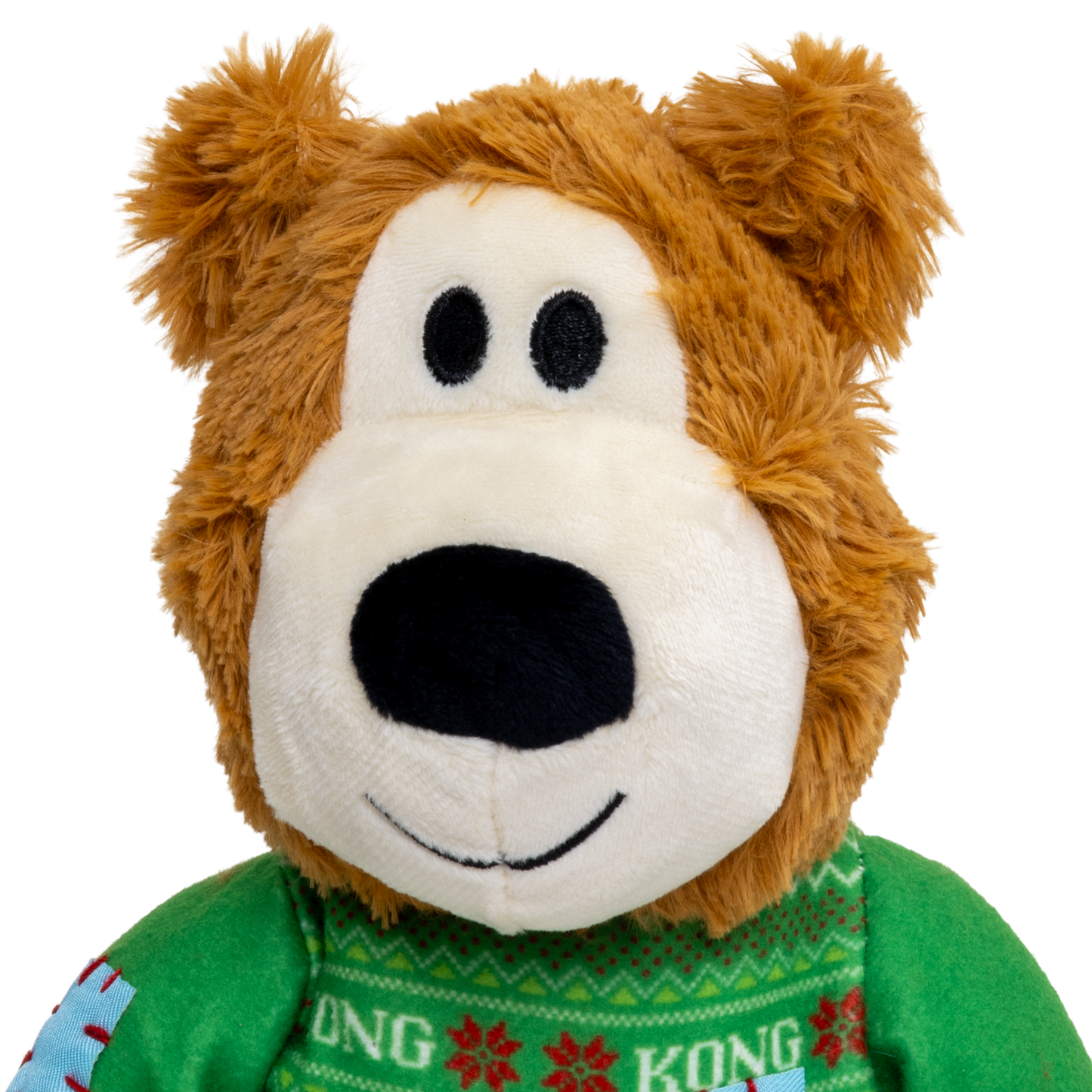 KONG Holiday Wild Knots Sweater Bear Green Medium/Large