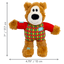 KONG Holiday Wild Knots Sweater Bear Red Small/Medium