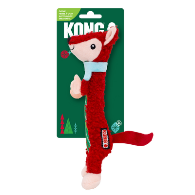 KONG Holiday Cat Luvs Fox Red