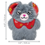 KONG Holiday Cat Snuzzles Mouse Grey