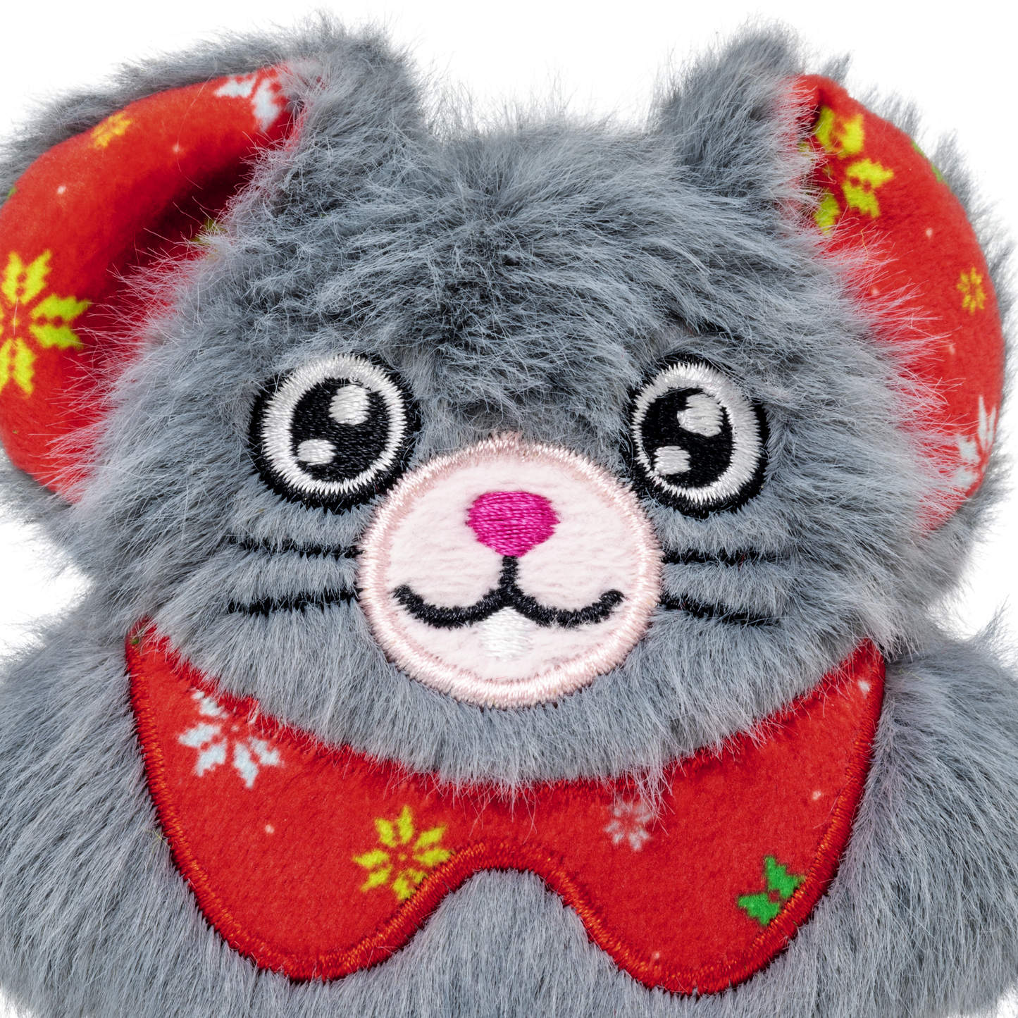 KONG Holiday Cat Snuzzles Mouse Grey