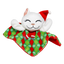 KONG Holiday Crackles Santa Kitty Argyle