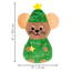 KONG Holiday Refillables Mouse