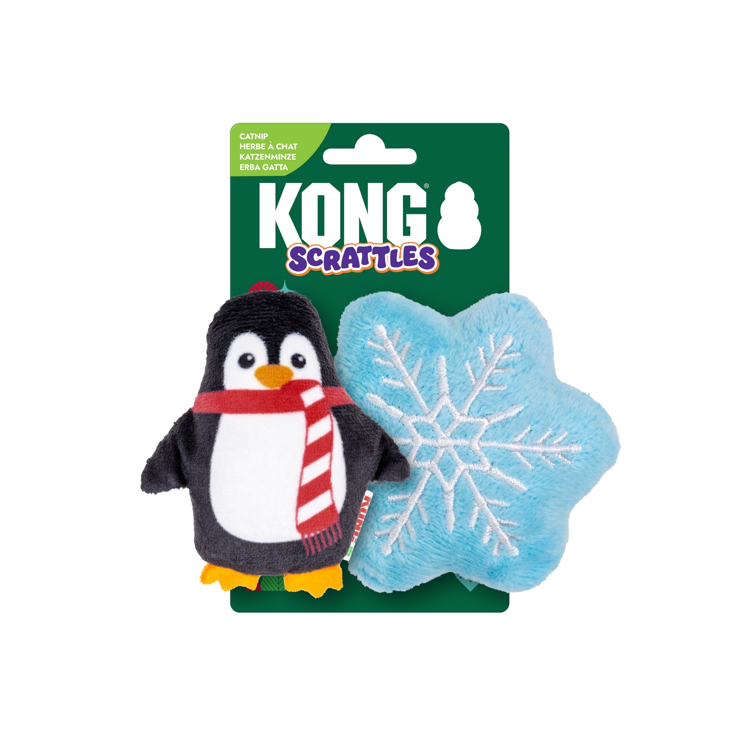 KONG Holiday Scrattles PS 2 Pack