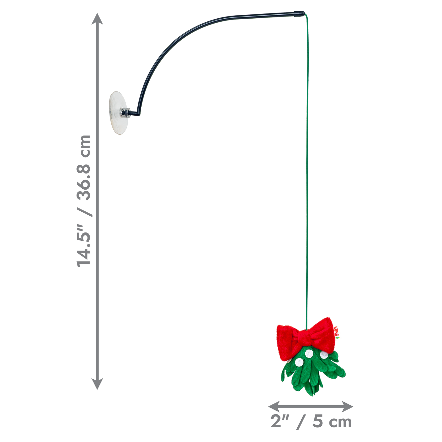 KONG Holiday Connects Window Mistletoe