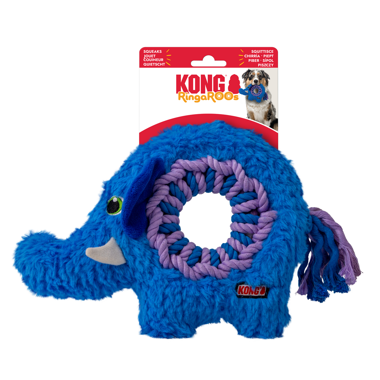KONG Ringaroos Elephant Medium