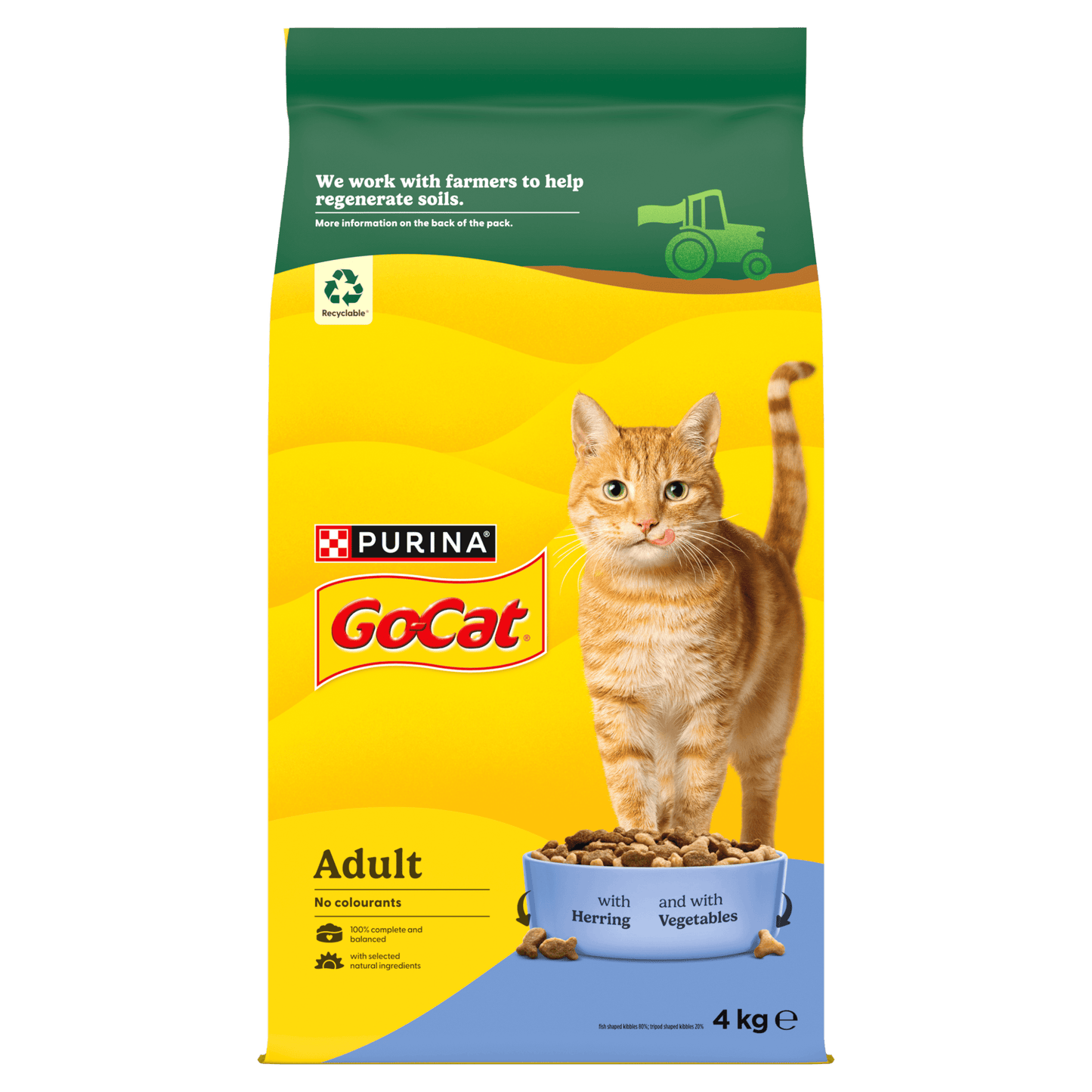 GO-CAT Adult Herring&Vegetable 4kg