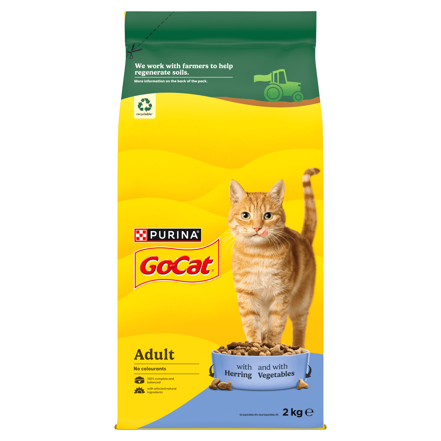 GO-CAT Adult Herring&Vegetable 2kg