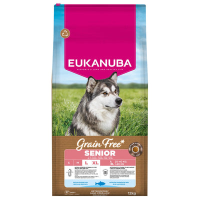 Eukanuba Grain Free - Ocean Fish -  Senior Large 12kg