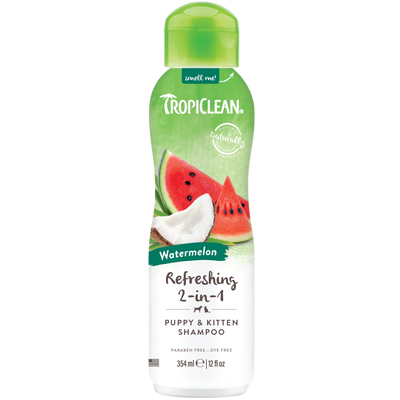 TropiClean Watermelon Luxury 2-in-1 Shampoo and Conditioner for Pets 355ml