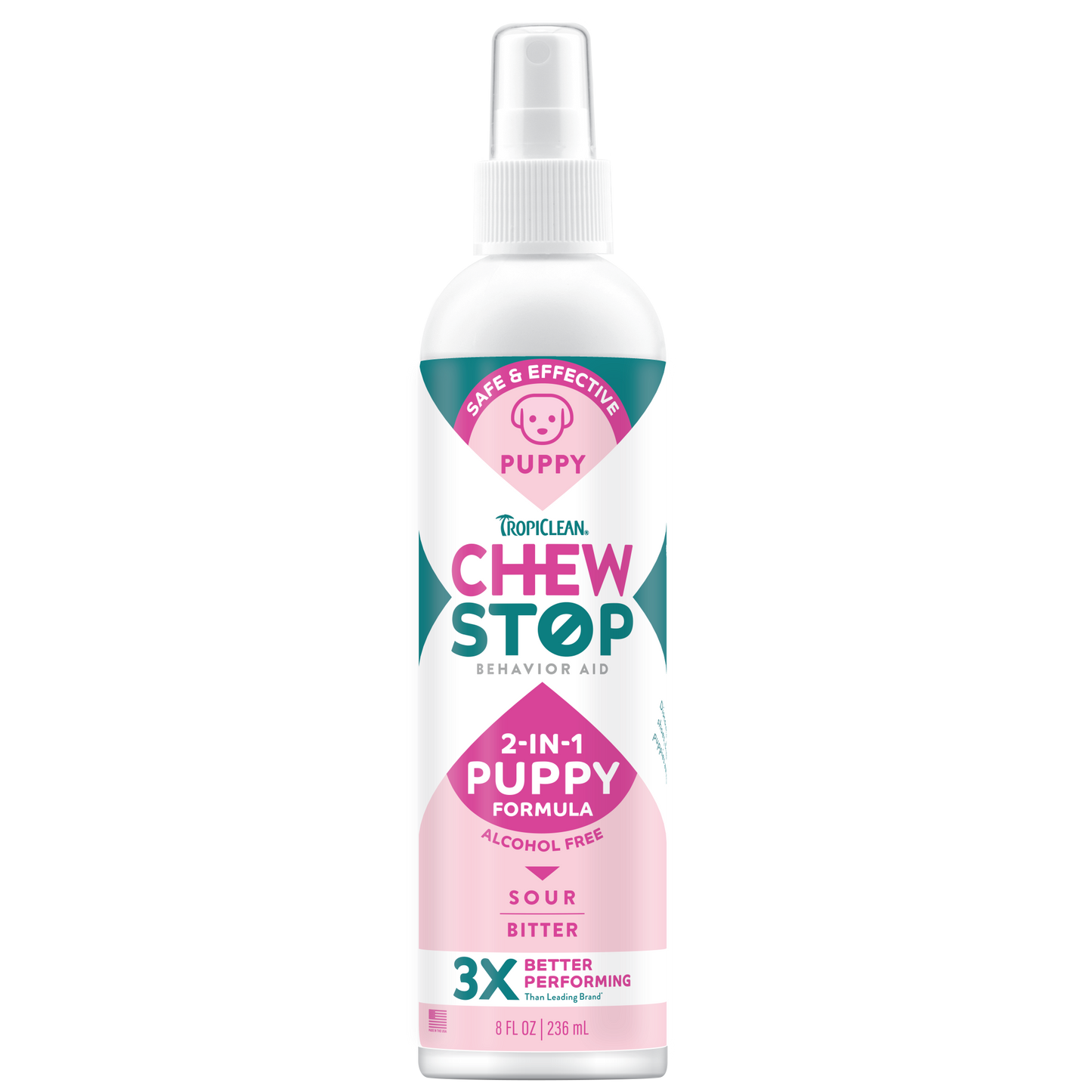 TropiClean Chew Stop Behavior Aid Puppy Spray
