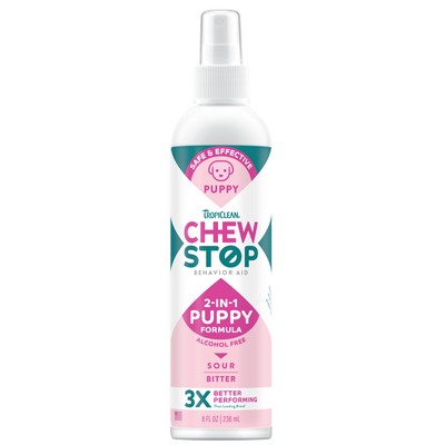 TropiClean Chew Stop Behavior Aid Puppy Spray