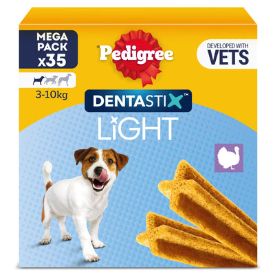 PEDIGREE DentaStix Light Daily Dental Chews Small Dog 35pc Sticks 
