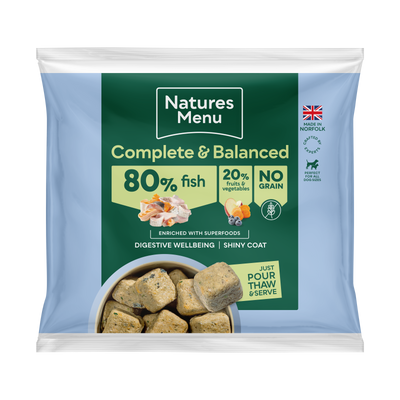 Natures Menu Complete & Balanced 80/20 Fish 1kg