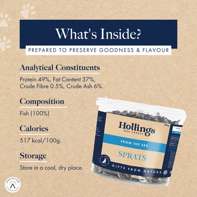 Hollings Tub of Sprats 500g