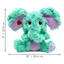KONG Valentines Scrumplez Elephant Mint Medium