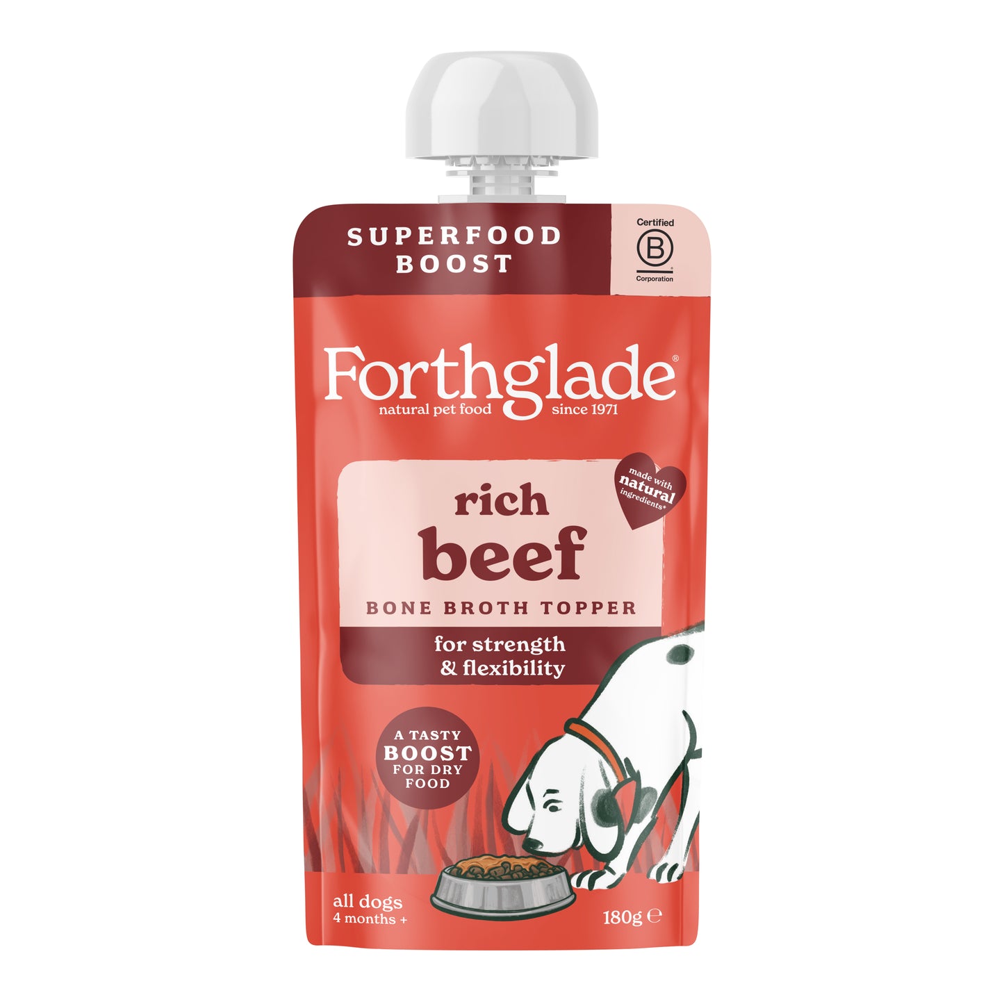 Forthglade Topper - Succulent Beef 6x180g