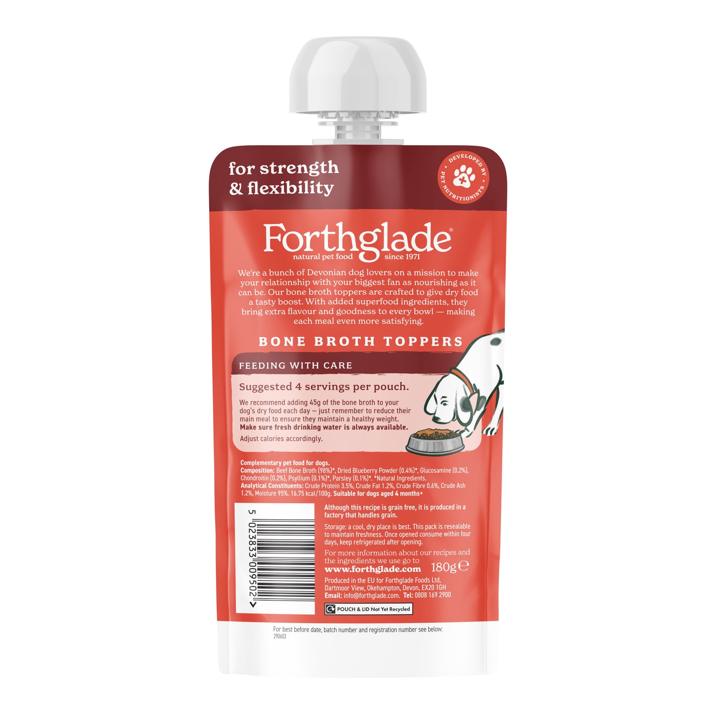 Forthglade Topper - Succulent Beef 6x180g