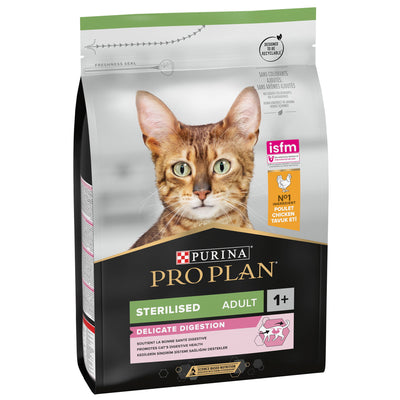 PRO PLAN Cat Optirenal Delicate Chicken & Rice 3kg Optidigest Sterilised Adult Dry Cat Food 3kg